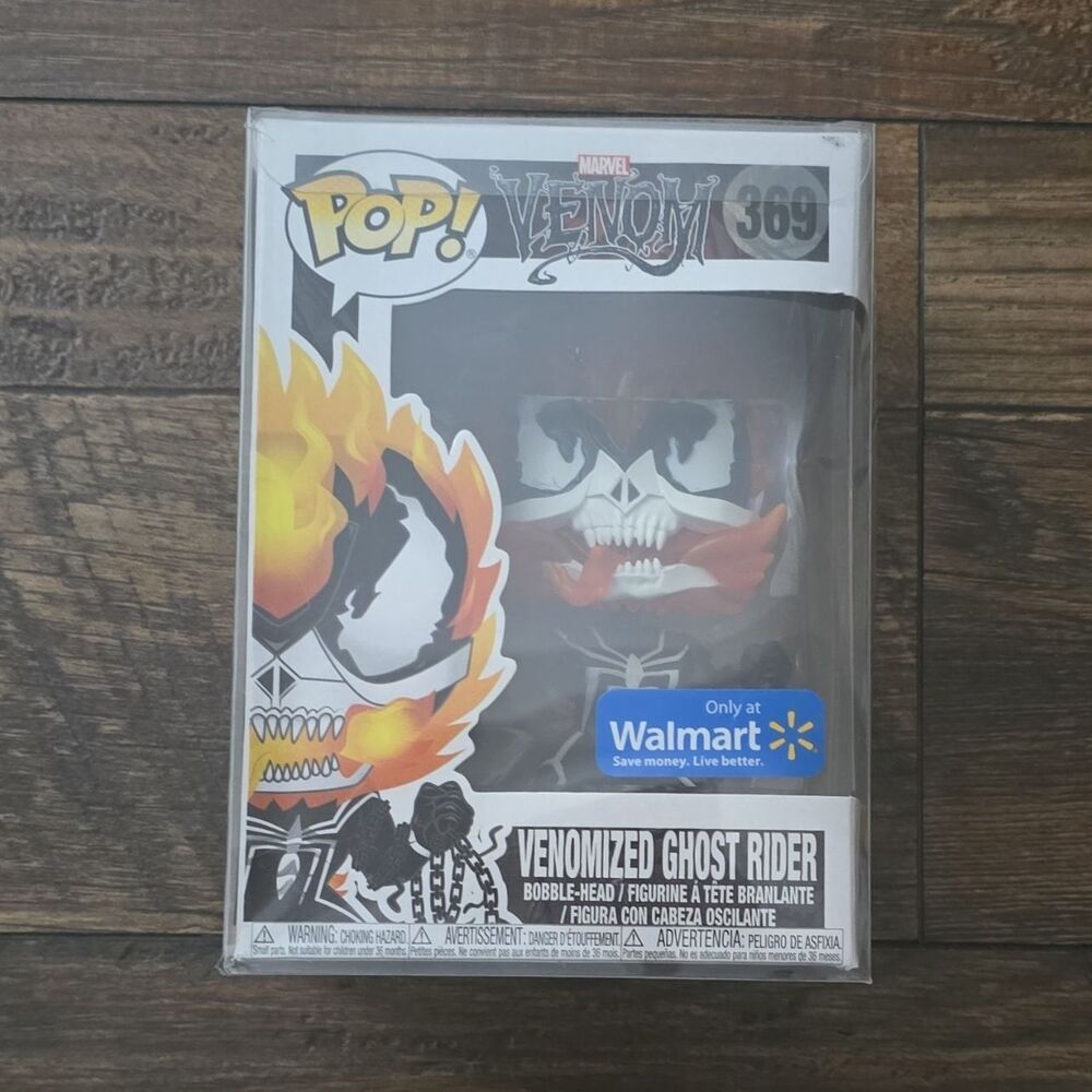 Funko Pop! Vinyl: Marvel Venom - Ghost Rider - Walmart #369. Box Damage